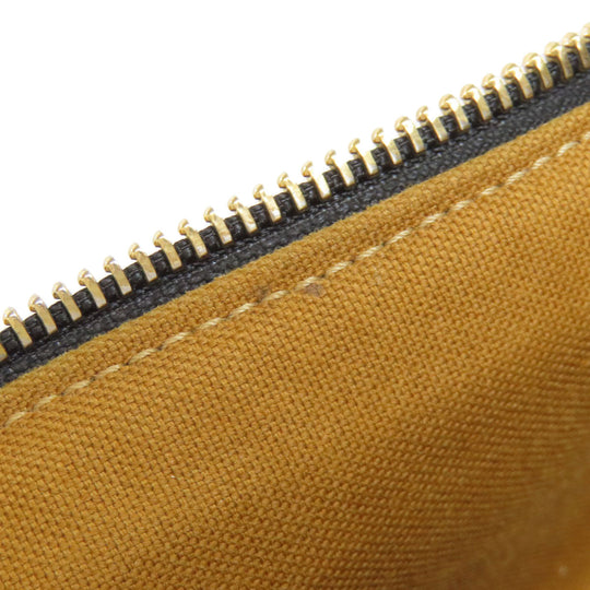 CELINE Sling bag PVC Brown Triomphe Women Used Authentic