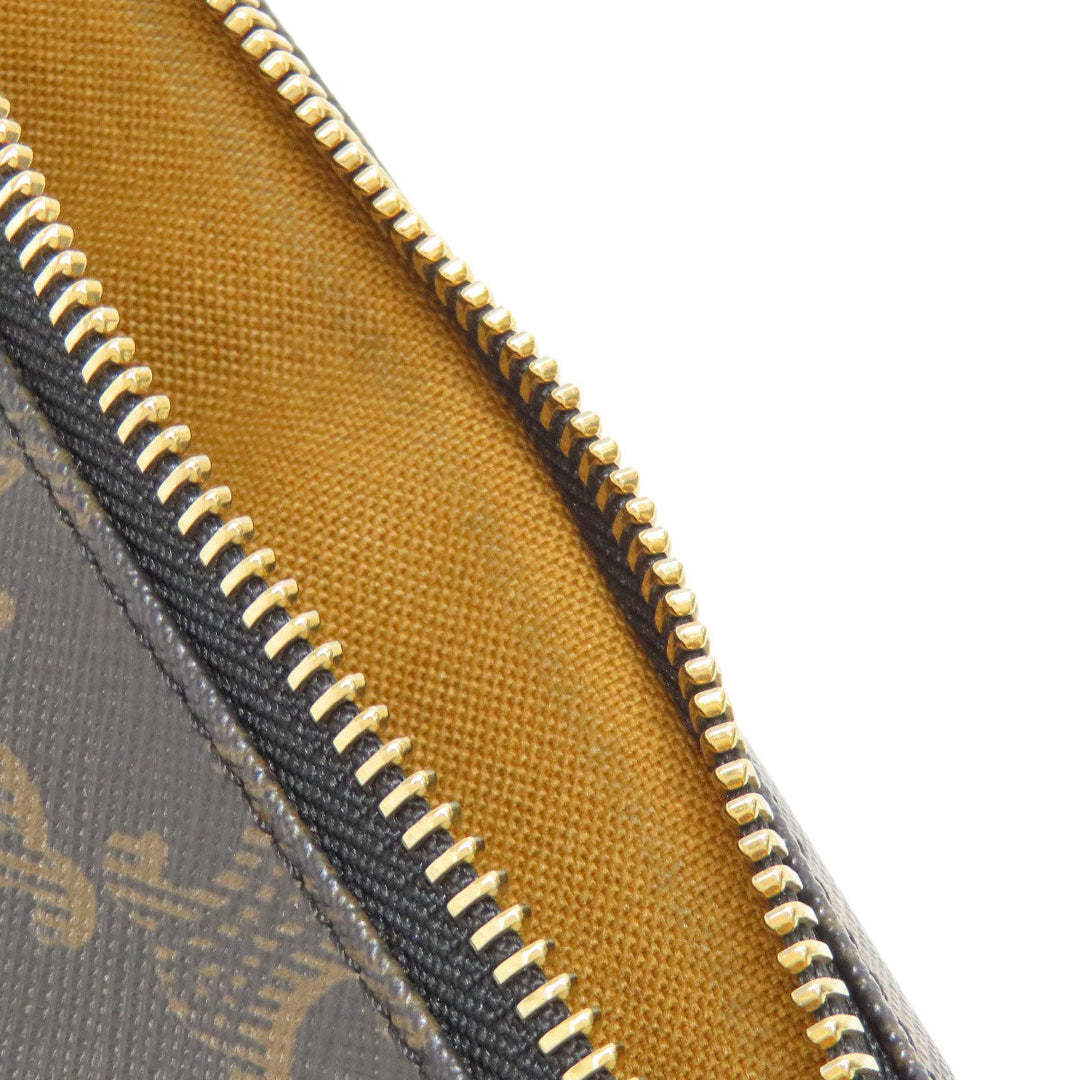 CELINE Sling bag PVC Brown Triomphe Women Used Authentic