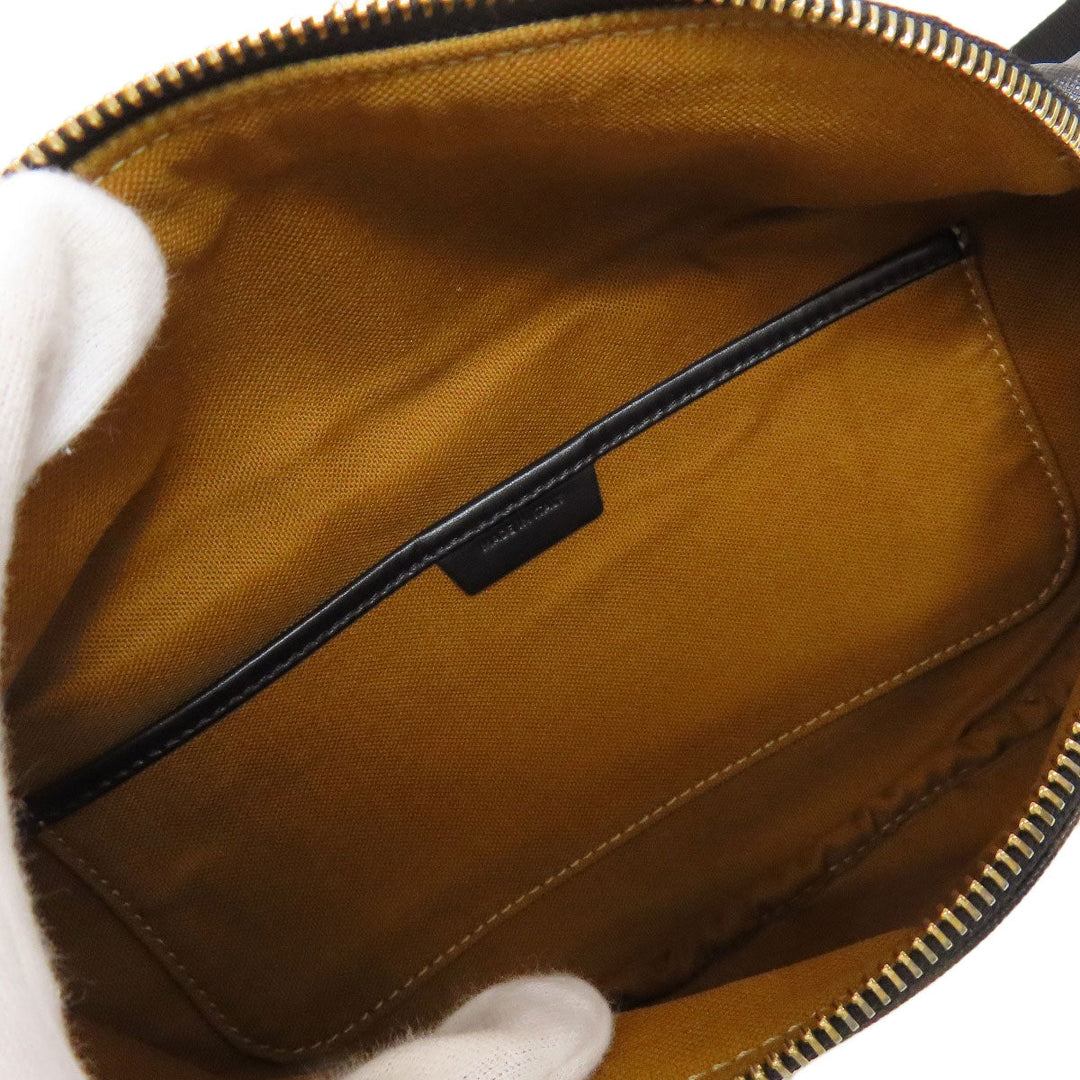 CELINE Sling bag PVC Brown Triomphe Women Used Authentic