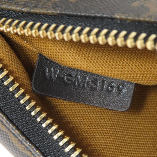 CELINE Sling bag PVC Brown Triomphe Women Used Authentic