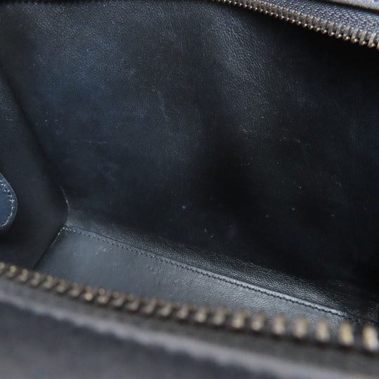 CELINE Handbag Calfskin black Luggage Nano 2WAY