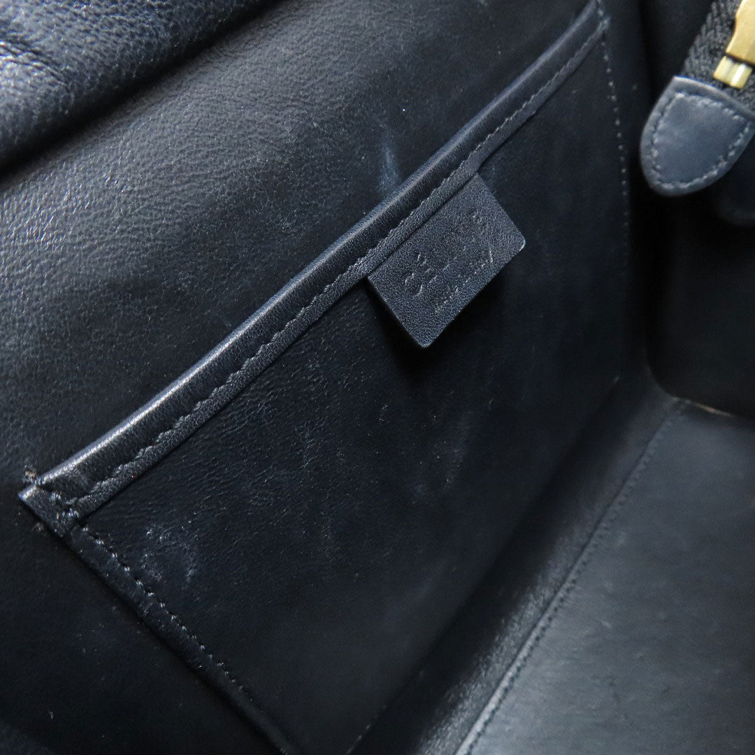 CELINE Handbag Calfskin black Luggage Nano 2WAY