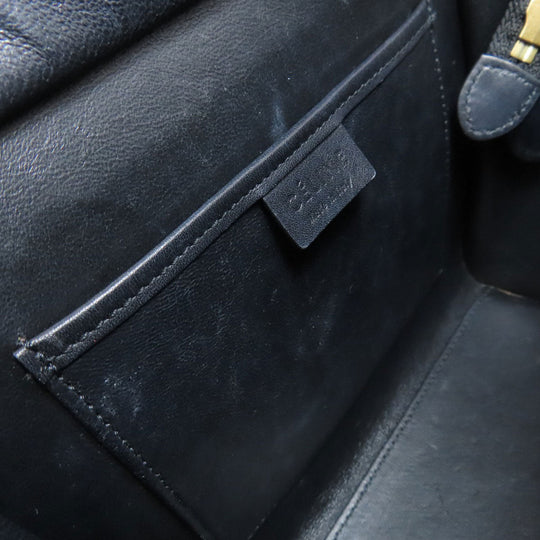 CELINE Handbag Calfskin black Luggage Nano 2WAY