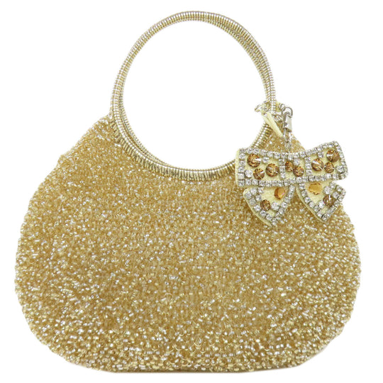 ANTEPRIMA Handbag PVC gold Wire bag ribbon charm Women Used Authentic