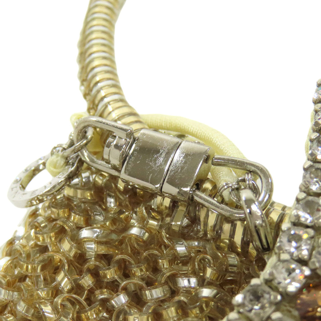 ANTEPRIMA Handbag PVC gold Wire bag ribbon charm Women Used Authentic