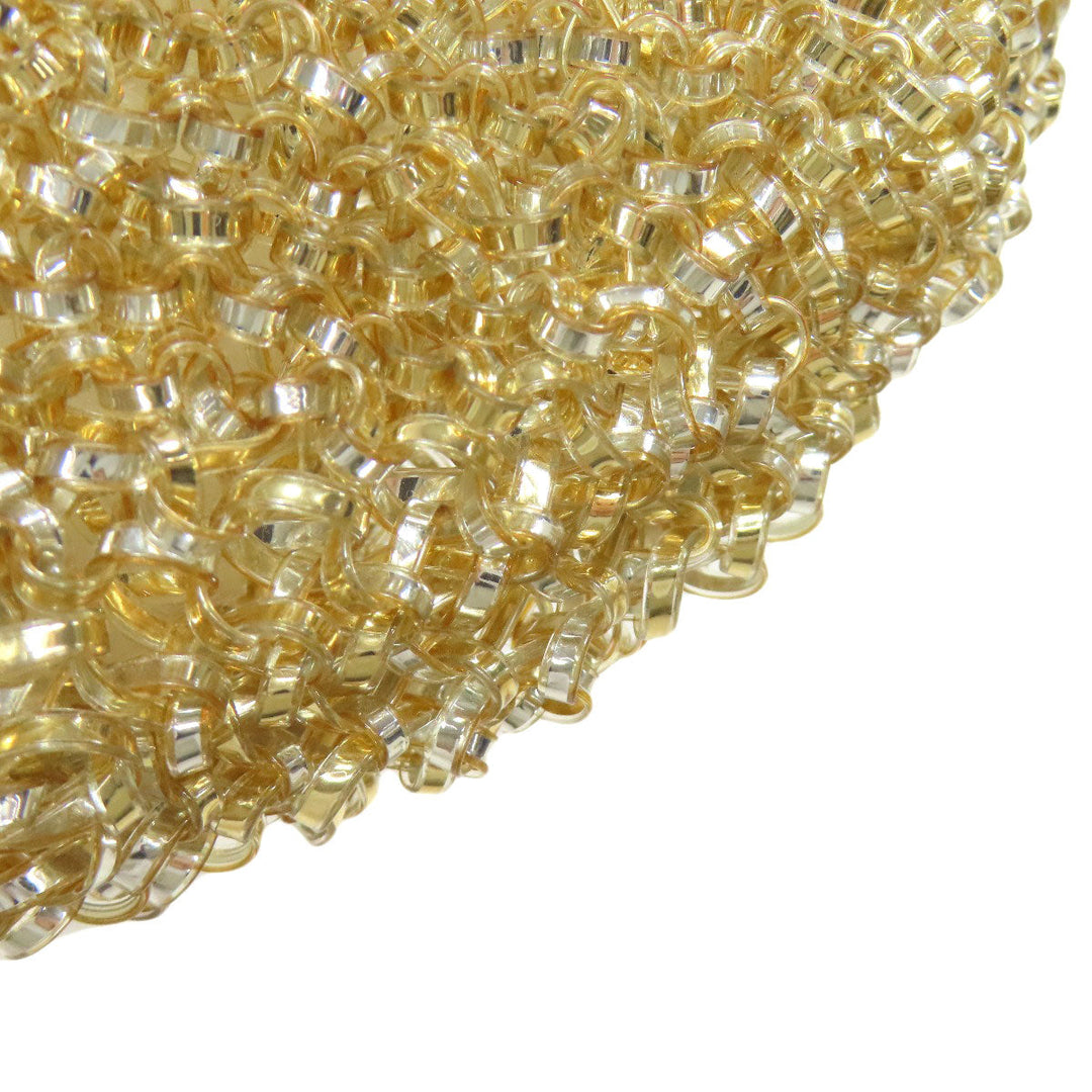 ANTEPRIMA Handbag PVC gold Wire bag ribbon charm Women Used Authentic