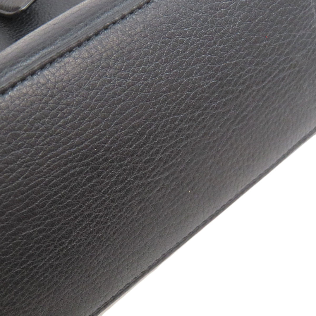 Furla Handbag leather black 2WAY