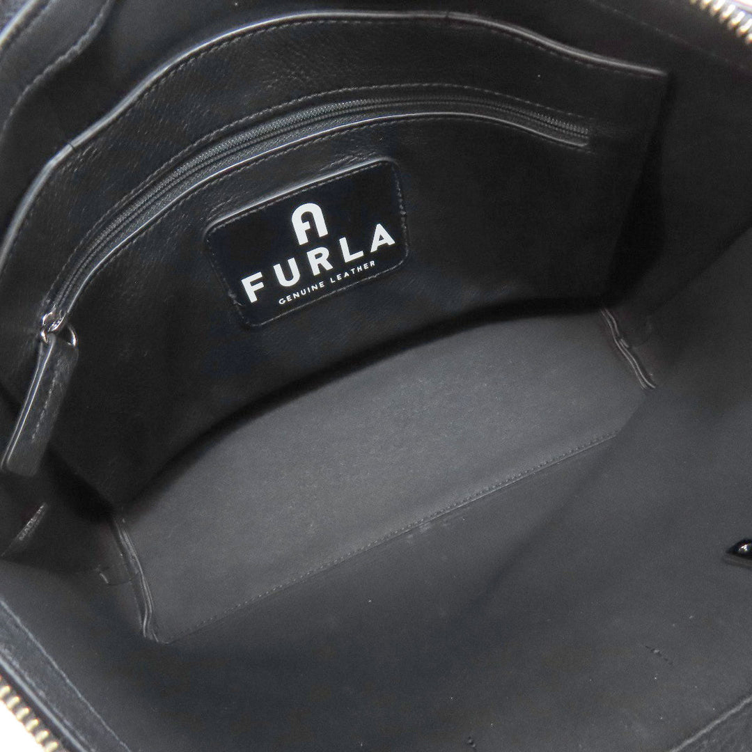 Furla Handbag leather black 2WAY