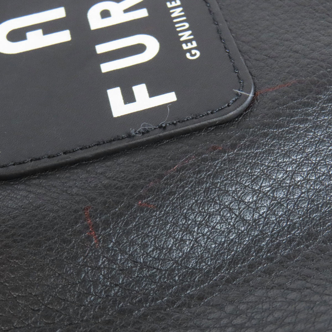Furla Handbag leather black 2WAY