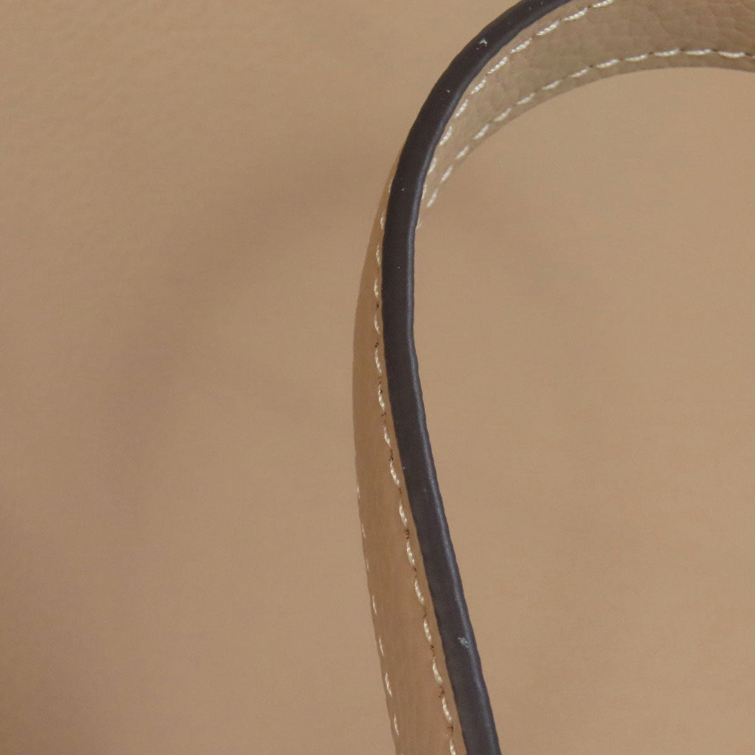 COACH Shoulder Bag CA214 leather Brown Molly Bucket one belt 2WAY Women Used Authentic