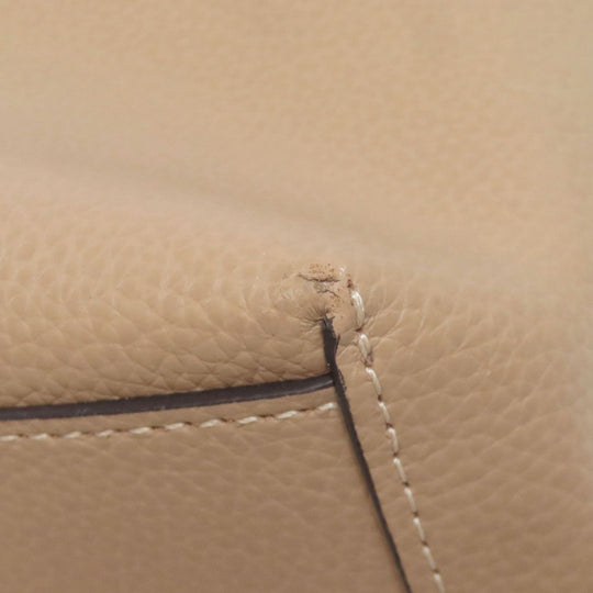 COACH Shoulder Bag CA214 leather Brown Molly Bucket one belt 2WAY Women Used Authentic