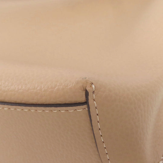 COACH Shoulder Bag CA214 leather Brown Molly Bucket one belt 2WAY Women Used Authentic