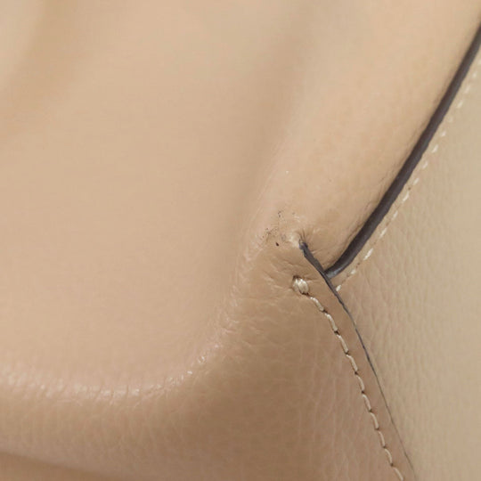 COACH Shoulder Bag CA214 leather Brown Molly Bucket one belt 2WAY Women Used Authentic