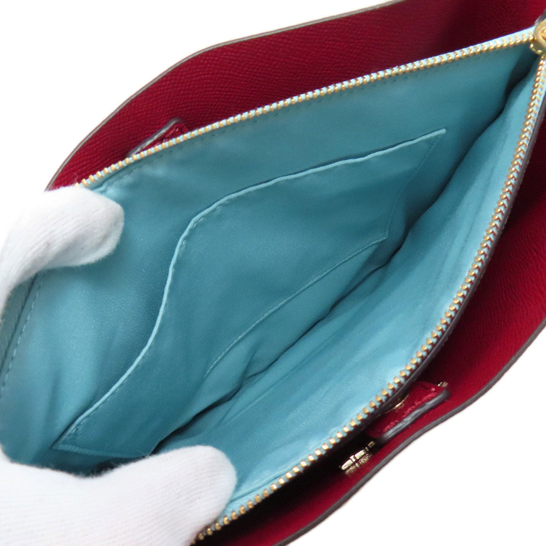 COACH Shoulder Bag CA214 leather Brown Molly Bucket one belt 2WAY Women Used Authentic