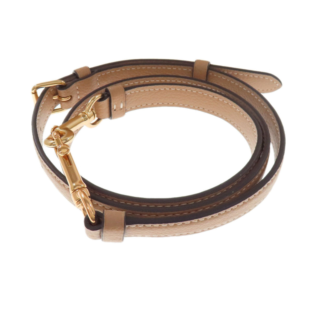 COACH Shoulder Bag CA214 leather Brown Molly Bucket one belt 2WAY Women Used Authentic