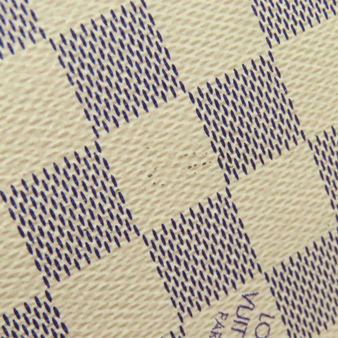 LOUIS VUITTON Tote Bag N51186 Damier canvas white Saleya PM Women Used Authentic