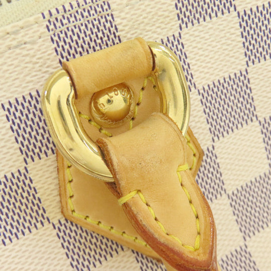 LOUIS VUITTON Tote Bag N51186 Damier canvas white Saleya PM Women Used Authentic