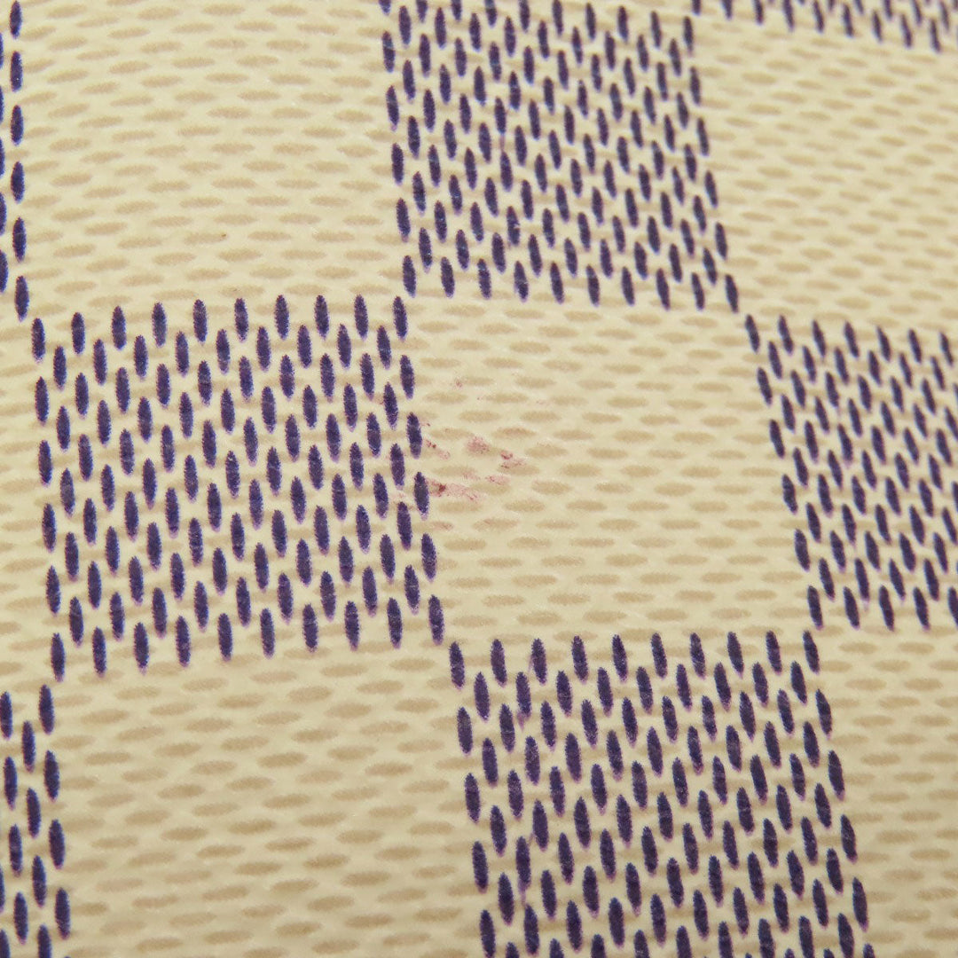 LOUIS VUITTON Tote Bag N51186 Damier canvas white Saleya PM Women Used Authentic