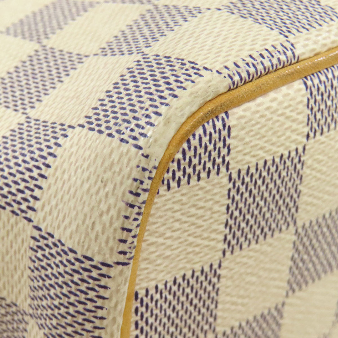 LOUIS VUITTON Tote Bag N51186 Damier canvas white Saleya PM Women Used Authentic