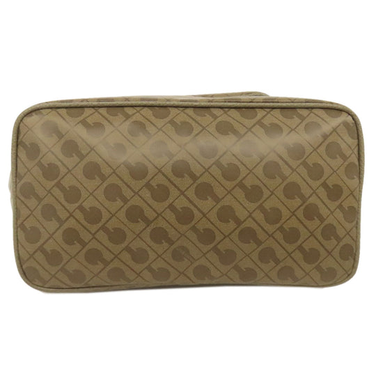 GHERARDINI Handbag polyester Brown Logo motif softy