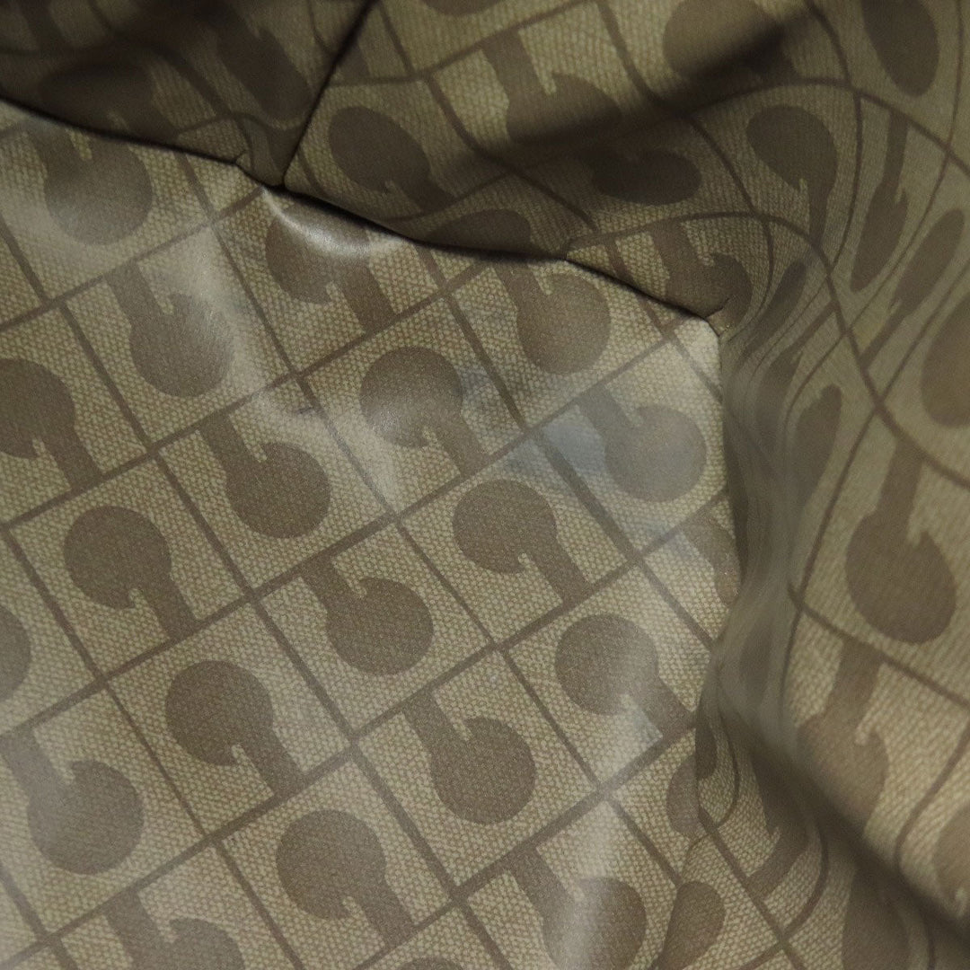 GHERARDINI Handbag polyester Brown Logo motif softy