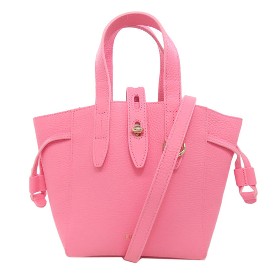 Furla Handbag leather pink 2WAY