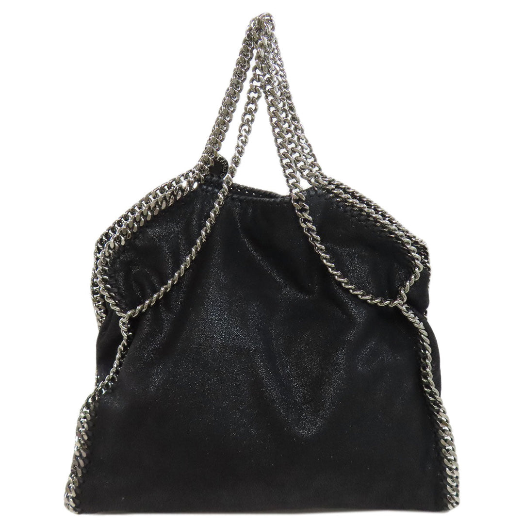 Stella McCartney Handbag polyester black Falabella 2WAY Women Used Authentic
