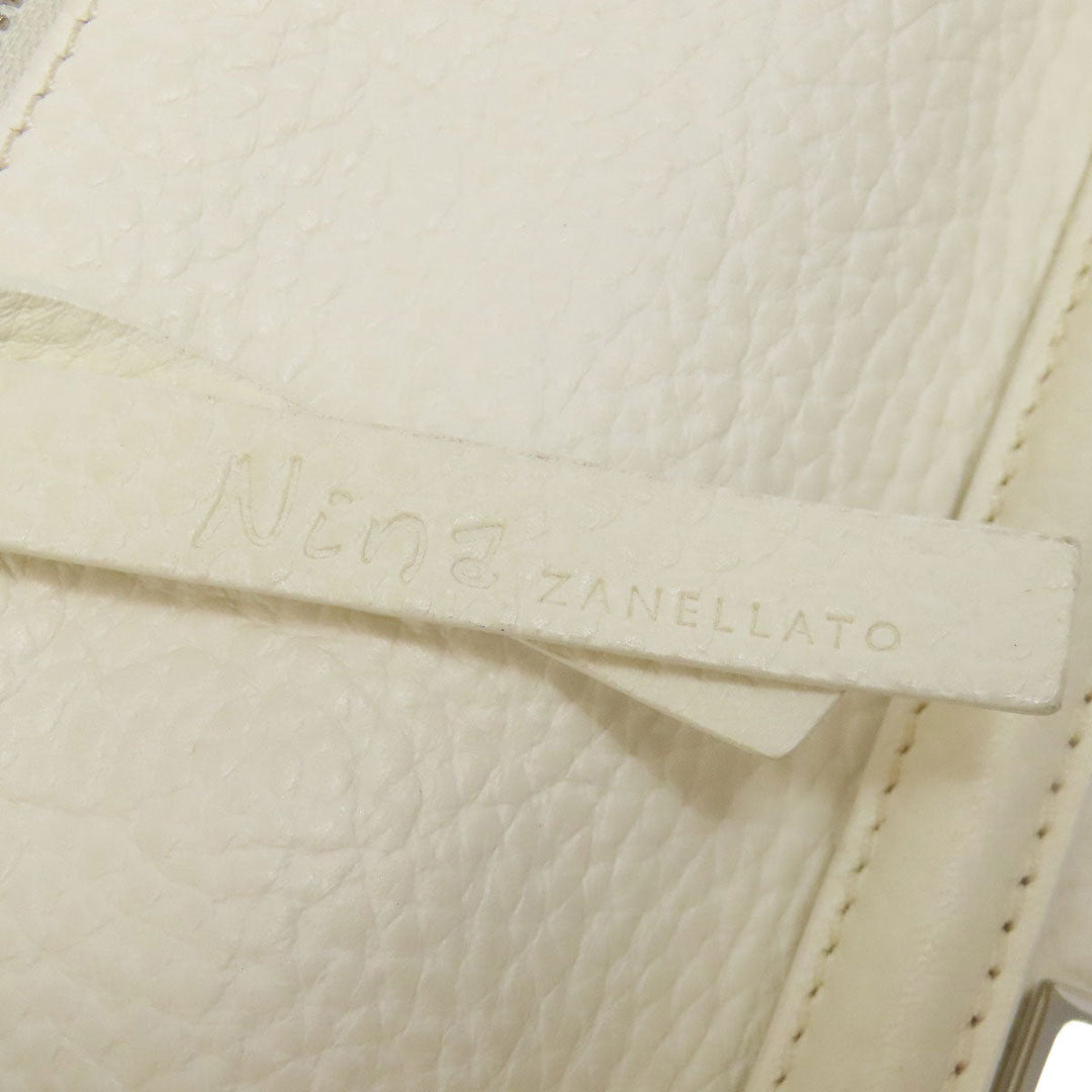 ZANELLATO Handbag leather white Nina 2WAY