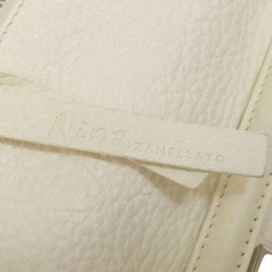 ZANELLATO Handbag leather white Nina 2WAY