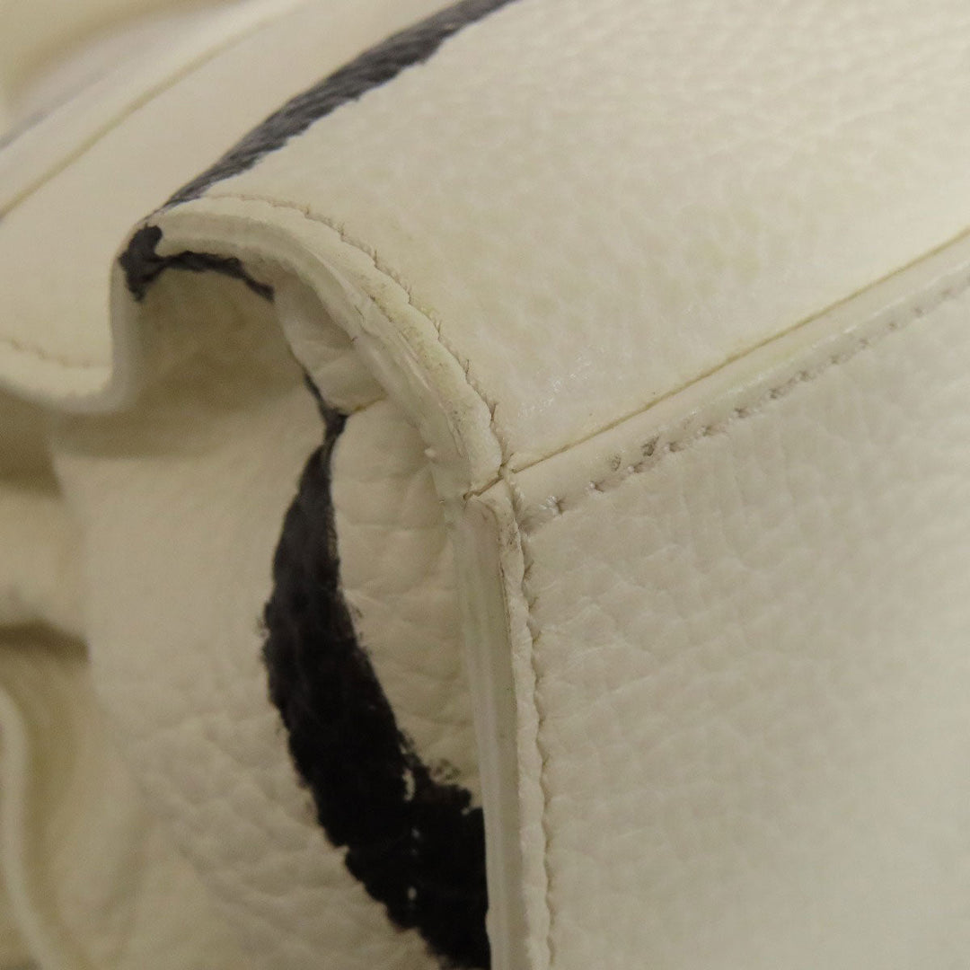 ZANELLATO Handbag leather white Nina 2WAY