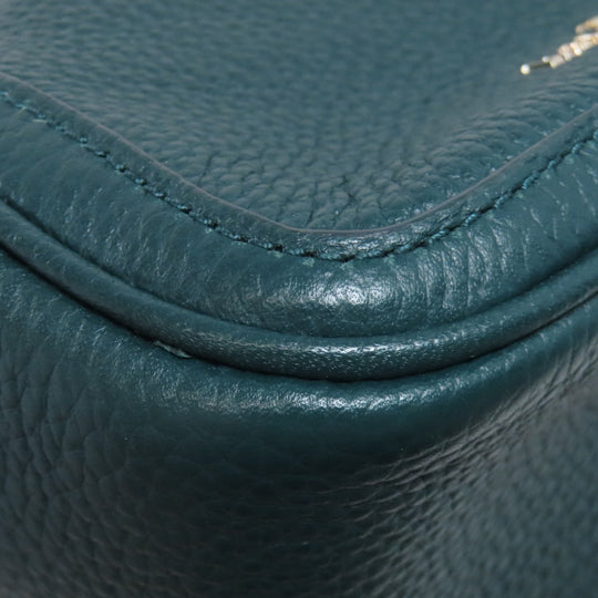 Kate Spade Handbag leather green ChainShoulder 2WAY Women Used Authentic