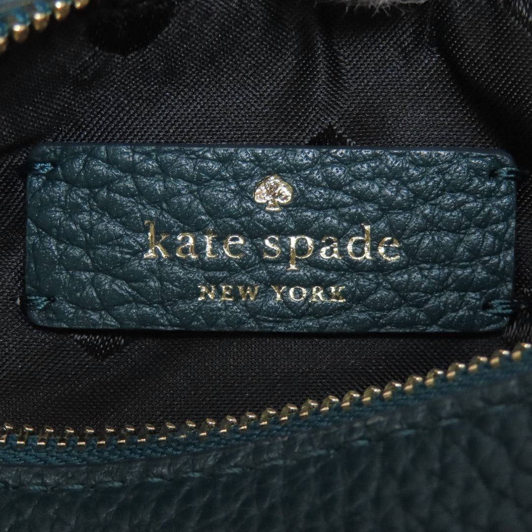 Kate Spade Handbag leather green ChainShoulder 2WAY Women Used Authentic