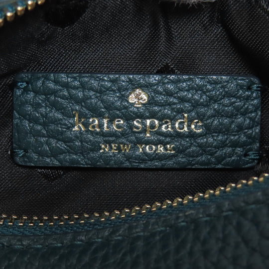 Kate Spade Handbag leather green ChainShoulder 2WAY Women Used Authentic