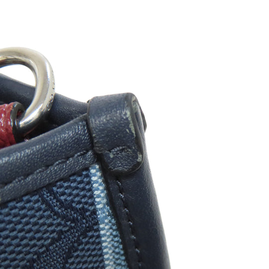 COACH Handbag C8416 canvas blue Molly Tote 25 2WAY