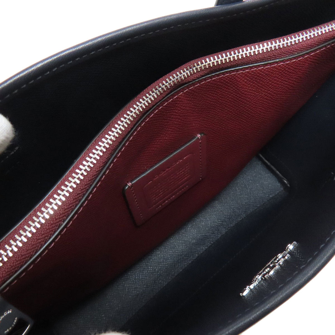 COACH Handbag C8416 canvas blue Molly Tote 25 2WAY