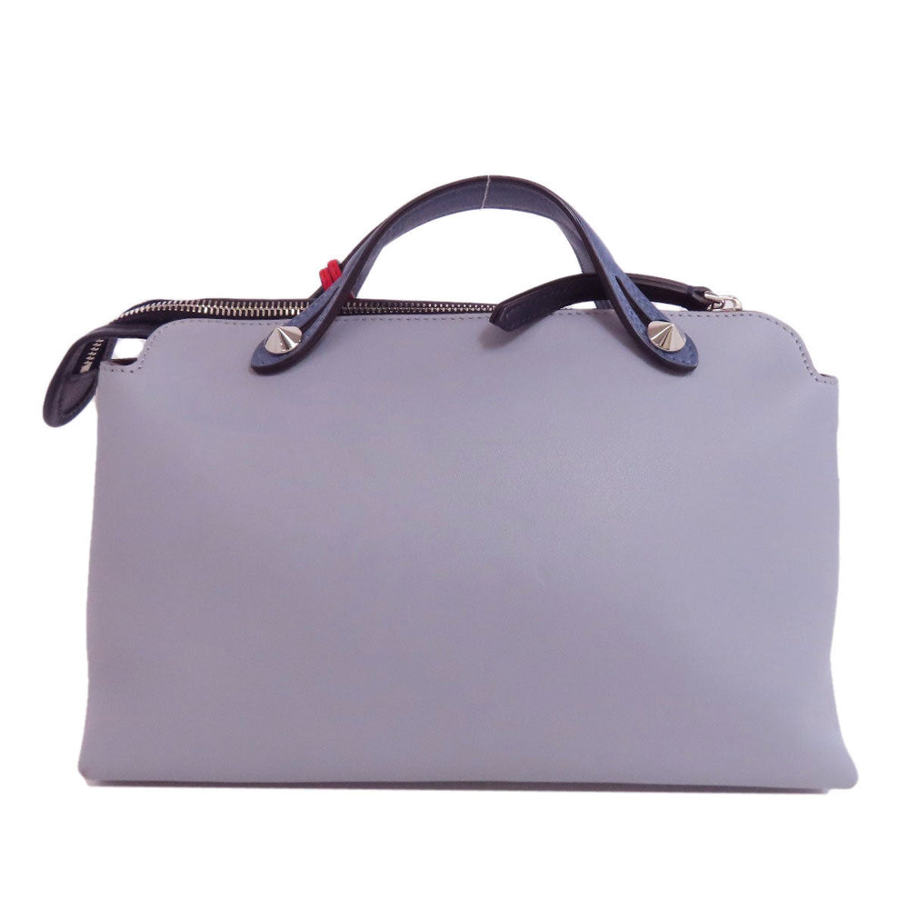FENDI Handbag Calfskin blue By the way 2WAY