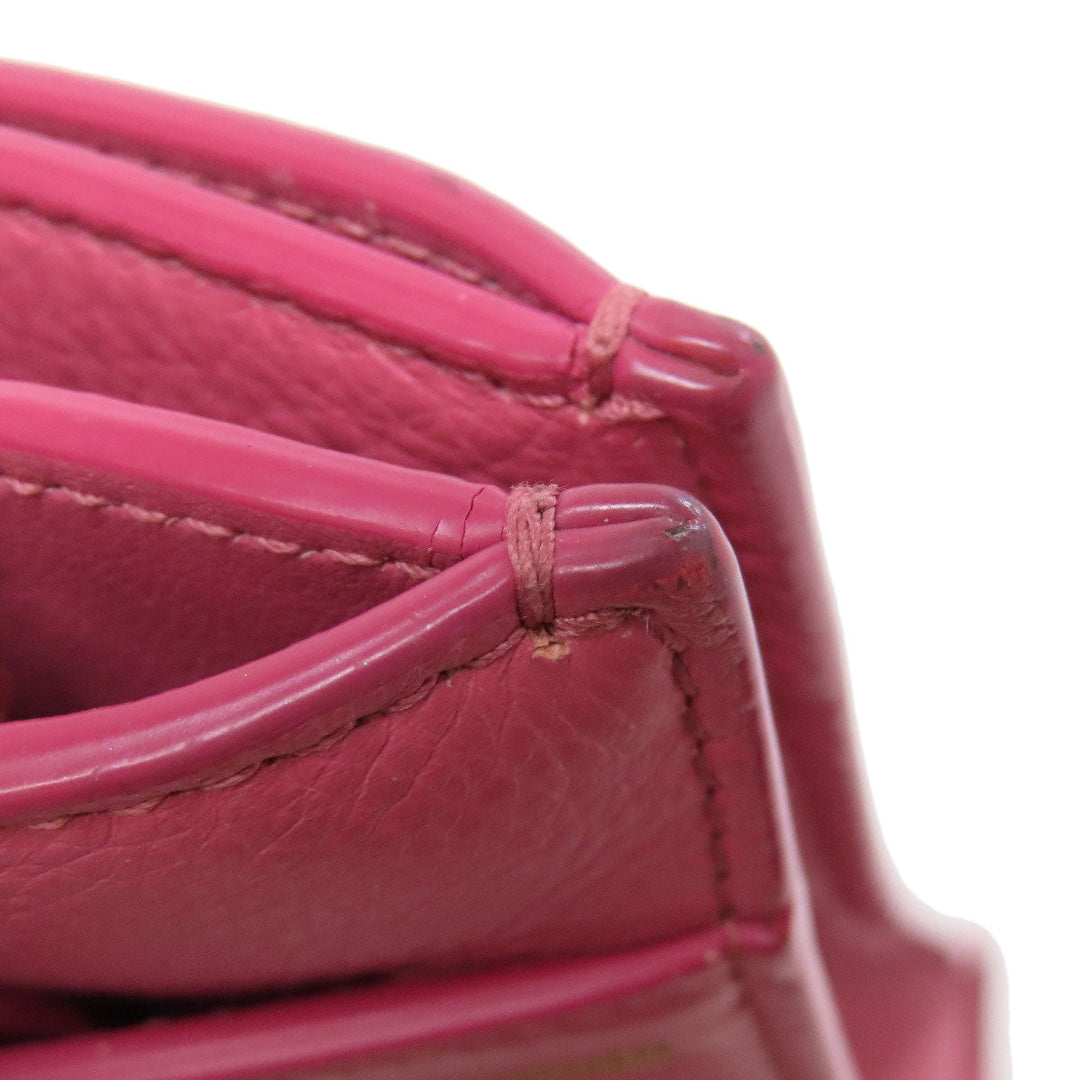 BVLGARI Handbag Calfskin pink 2WAY Women Used Authentic
