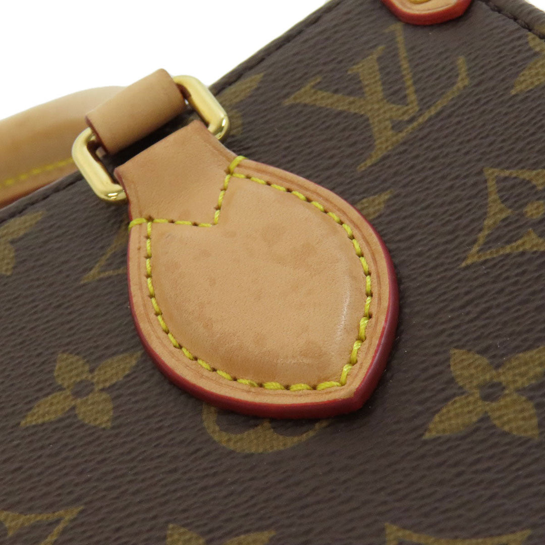 LOUIS VUITTON Handbag M46265 Monogram canvas Brown Sac PlatBB Women Used Authentic
