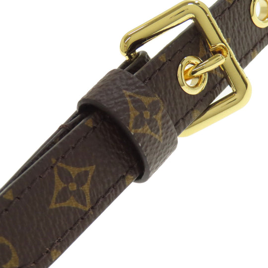 LOUIS VUITTON Handbag M46265 Monogram canvas Brown Sac PlatBB Women Used Authentic
