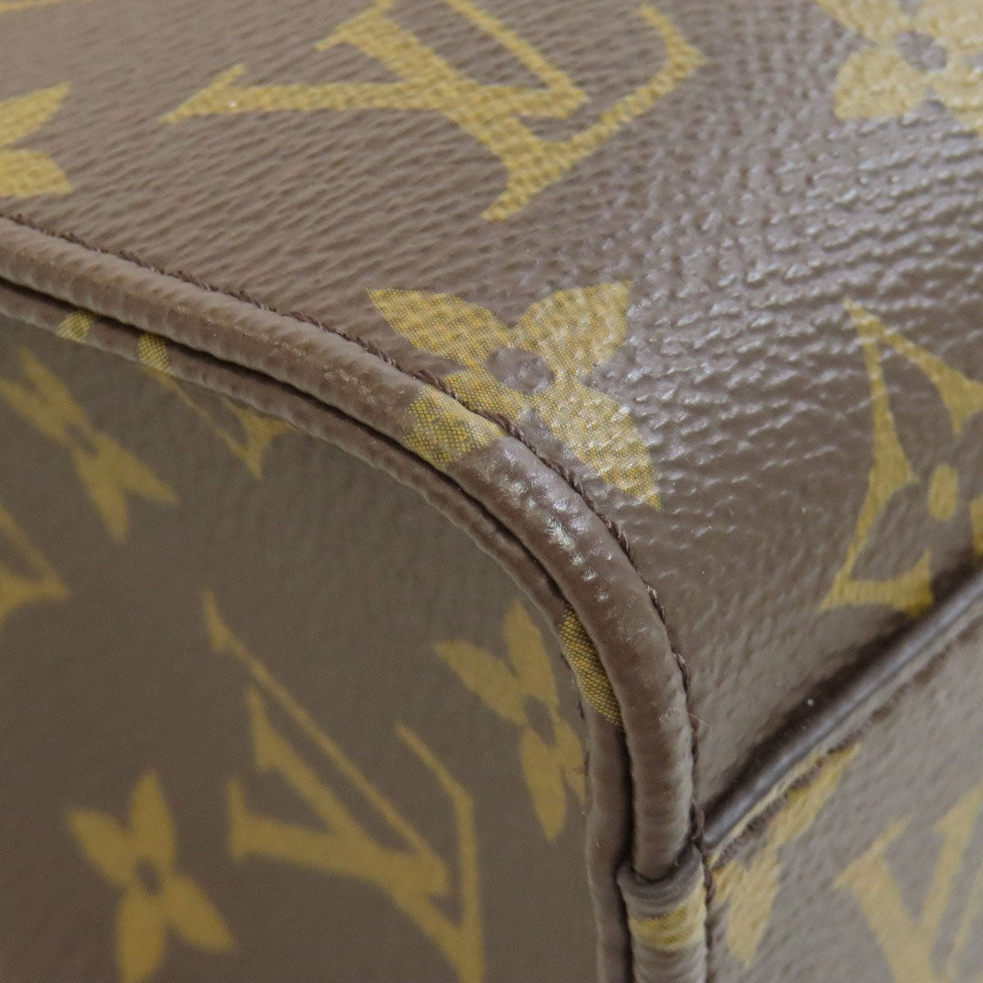 LOUIS VUITTON Handbag M46265 Monogram canvas Brown Sac PlatBB Women Used Authentic