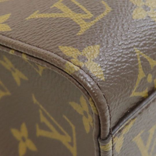 LOUIS VUITTON Handbag M46265 Monogram canvas Brown Sac PlatBB Women Used Authentic