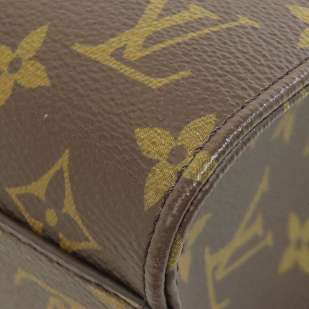 LOUIS VUITTON Handbag M46265 Monogram canvas Brown Sac PlatBB Women Used Authentic