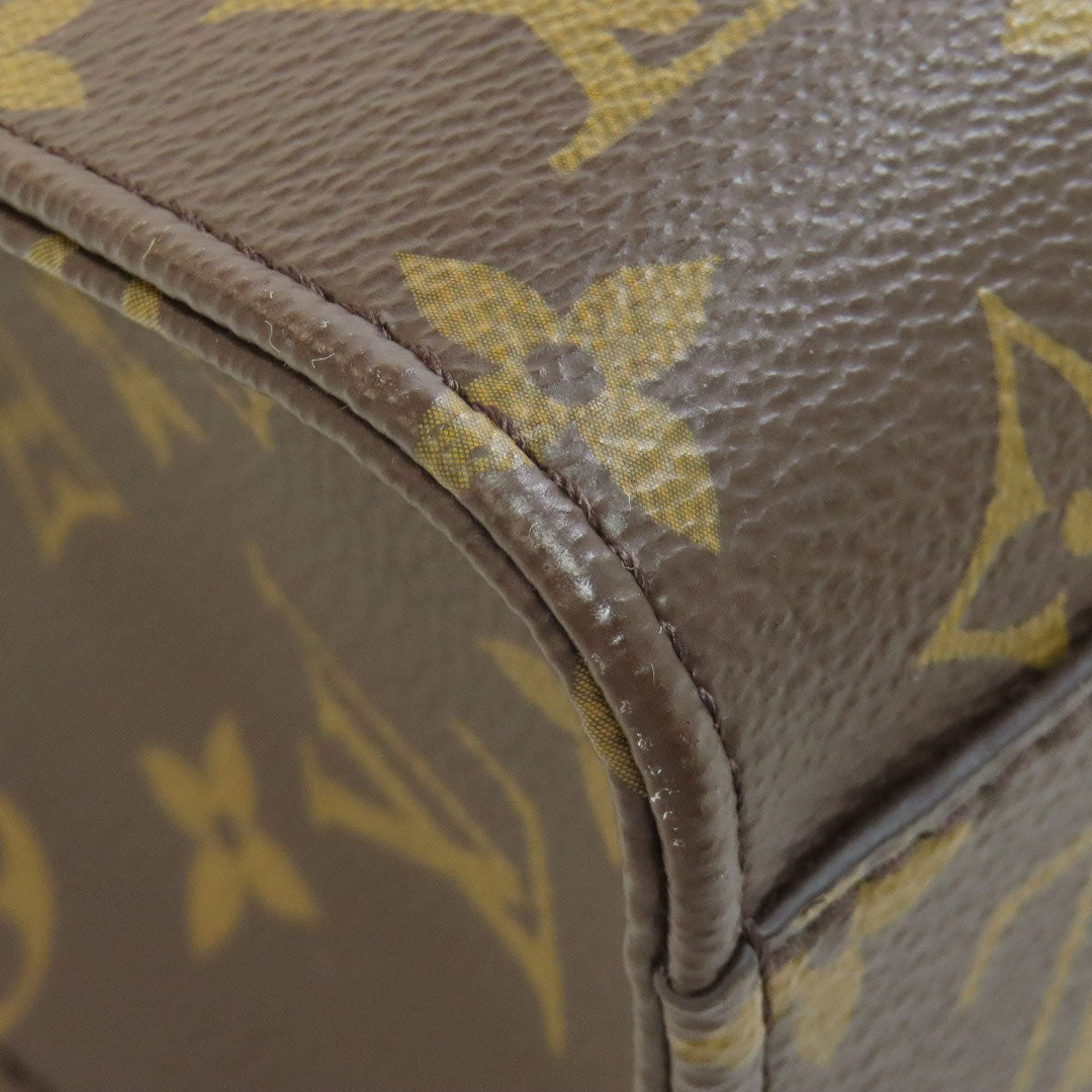 LOUIS VUITTON Handbag M46265 Monogram canvas Brown Sac PlatBB Women Used Authentic