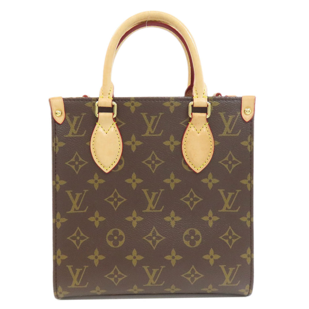 LOUIS VUITTON Handbag M46265 Monogram canvas Brown Sac PlatBB Women Used Authentic