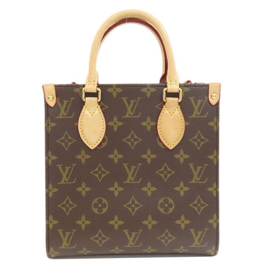 LOUIS VUITTON Handbag M46265 Monogram canvas Brown Sac PlatBB Women Used Authentic