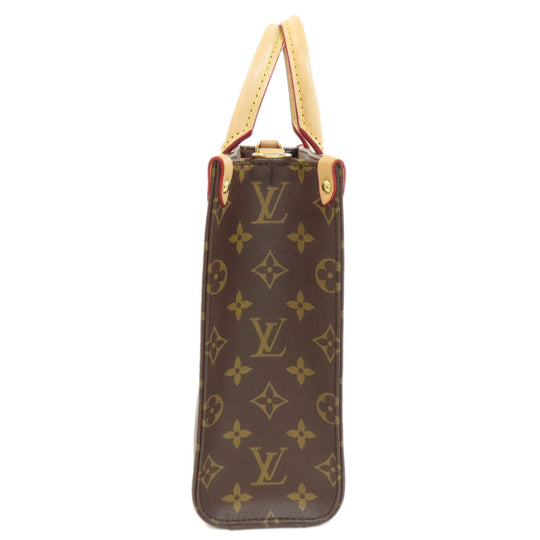 LOUIS VUITTON Handbag M46265 Monogram canvas Brown Sac PlatBB Women Used Authentic