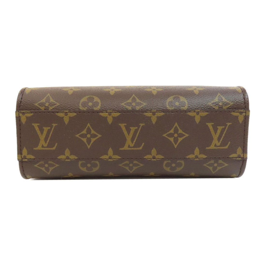 LOUIS VUITTON Handbag M46265 Monogram canvas Brown Sac PlatBB Women Used Authentic