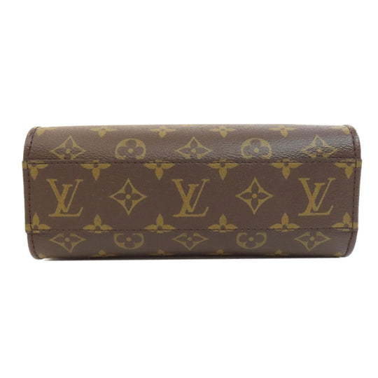 LOUIS VUITTON Handbag M46265 Monogram canvas Brown Sac PlatBB Women Used Authentic