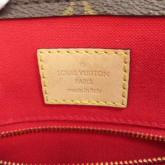LOUIS VUITTON Handbag M46265 Monogram canvas Brown Sac PlatBB Women Used Authentic