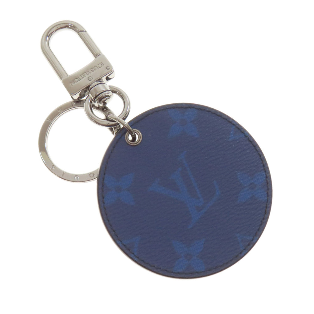 LOUIS VUITTON key ring MP1962 Monogram canvas black Portocle Split Bag Charm Women Used Authentic